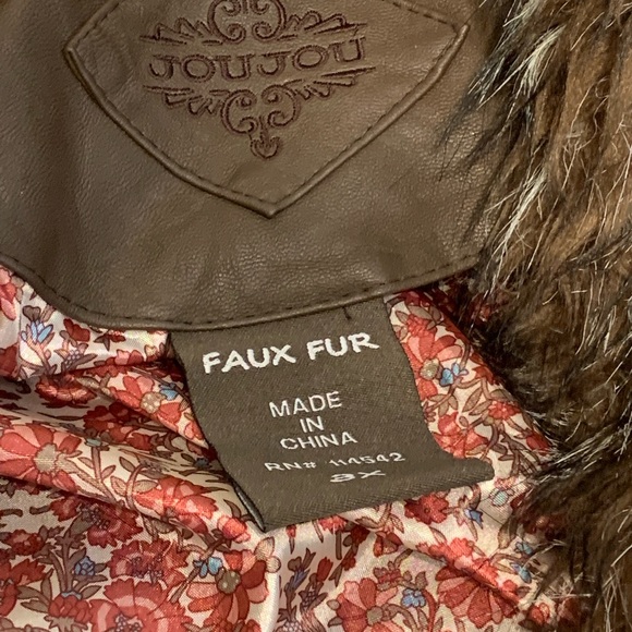 Jou Jou Faux Fur Jacket (removable fur) - Picture 8 of 8